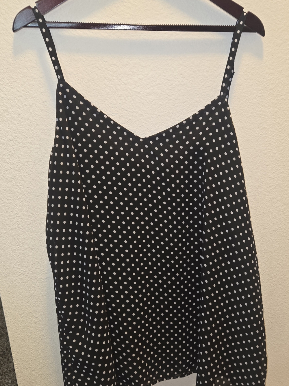 Torrid - Black and White Polka Dot Camisole